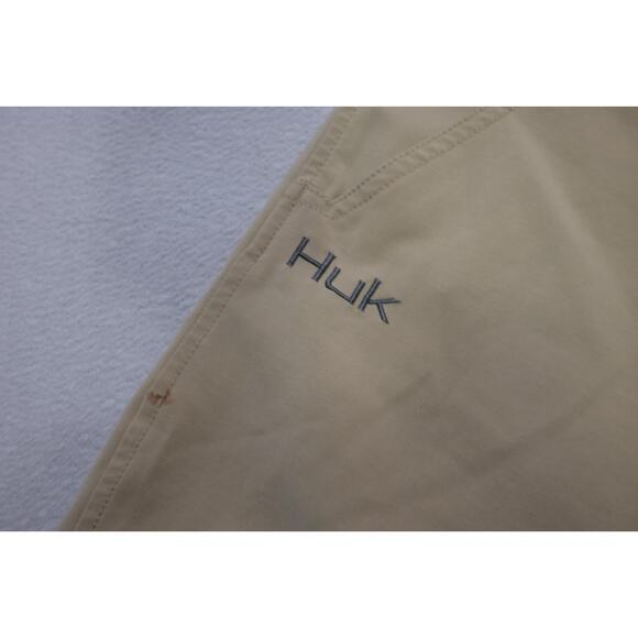 HUK Cargo Fishing Board Shorts Athletic Stretch Camp Athletic Mens Size XL - Picture 5 of 9